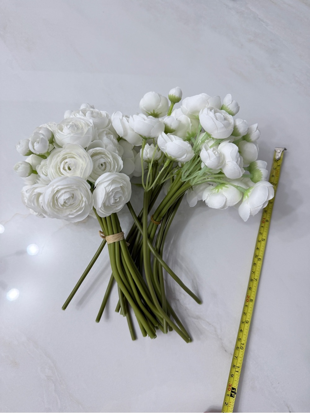 White Ranunculus Arrangement - Picture 3 of 3